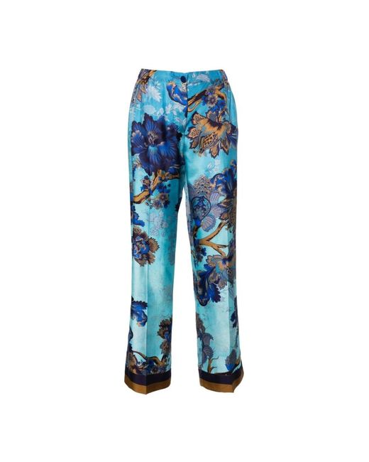 F.R.S For Restless Sleepers Blue Wide Trousers