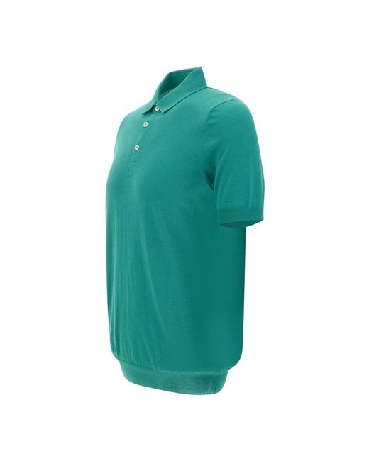 Gran Sasso Green Polo Shirts for men