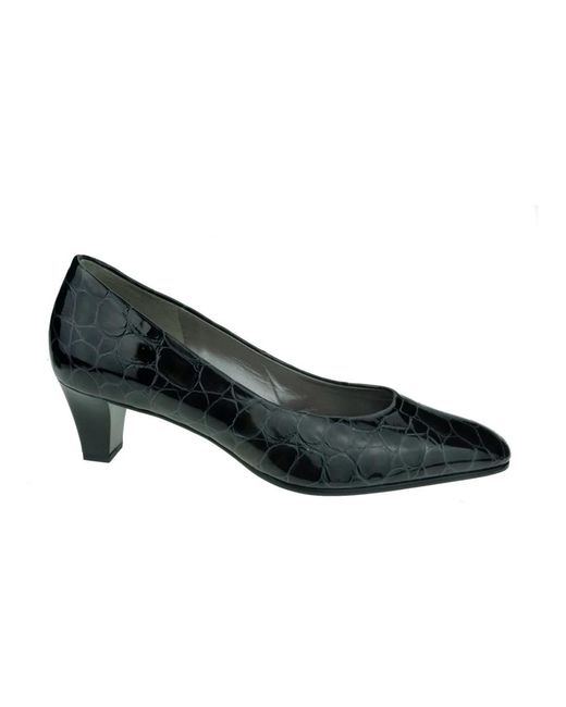 Gabor Black Leder pumps