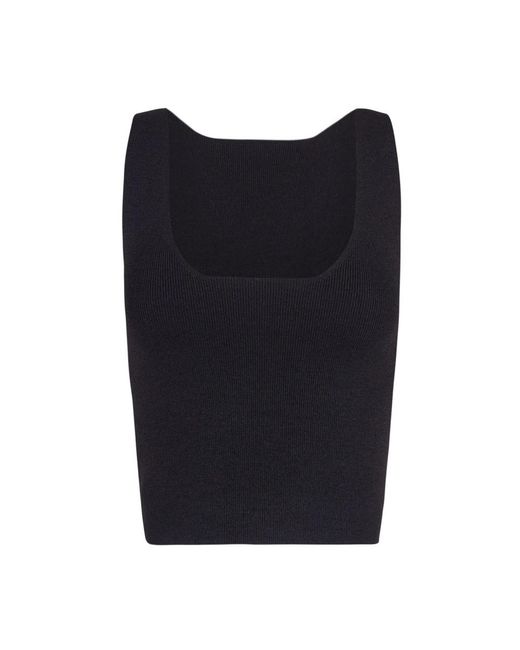 Cortana Blue Sleeveless Tops