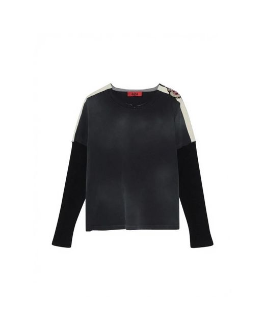 Sweatshirts 424 de hombre de color Black