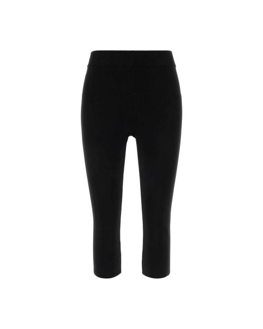Magda Butrym Black Cropped Trousers