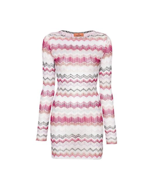 Missoni Pink Knitted Dresses