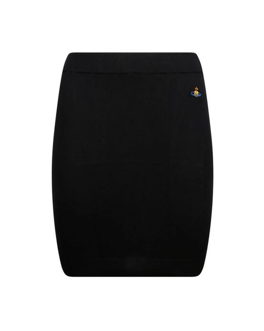 Camisa negra de algodón con cintura con cordón elástico Vivienne Westwood de color Black