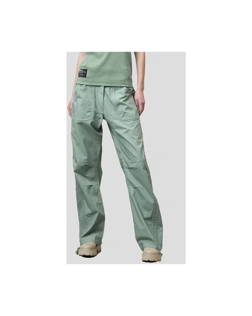 Blauer Groene Cargo Broek Met Rechte Pijpen in het Green