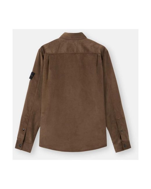 Stone Island Brown Light Jackets for men