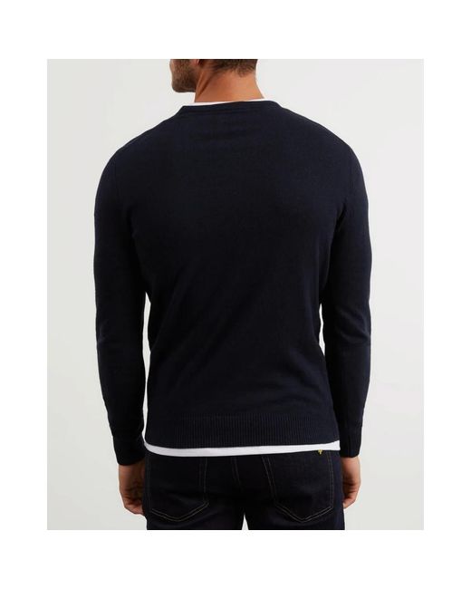 Lyle & Scott Crew Jumper Merino in Blue für Herren