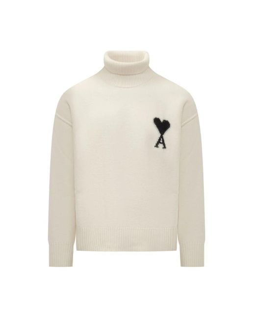 Turtlenecks di AMI in White da Uomo