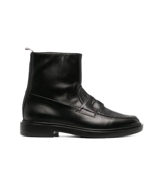 Ankle Boots di Thom Browne in Black da Uomo