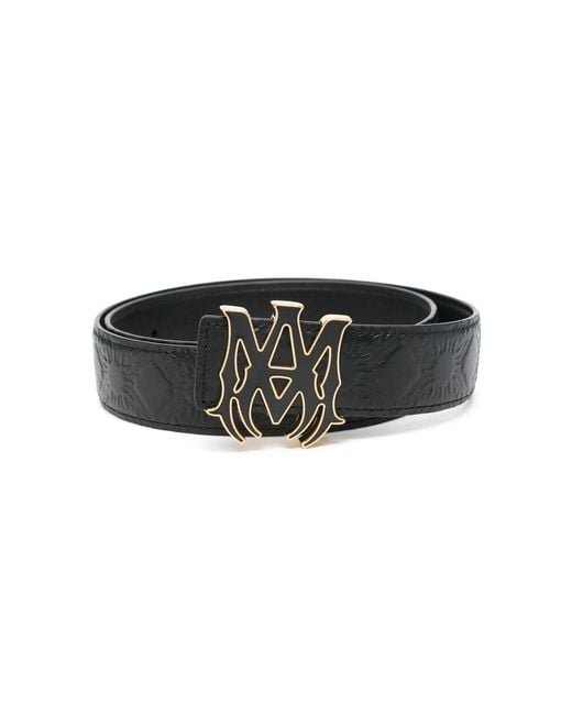 Amiri Black Belts for men