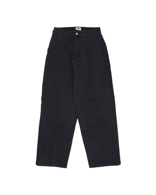 Obey Blue Straight Fit Jeans for men