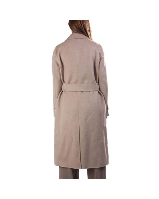 Marella Belted Coat in het Brown