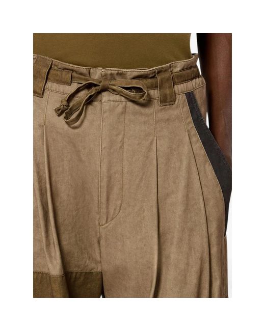 Isabel Marant Natural Straight Trousers for men