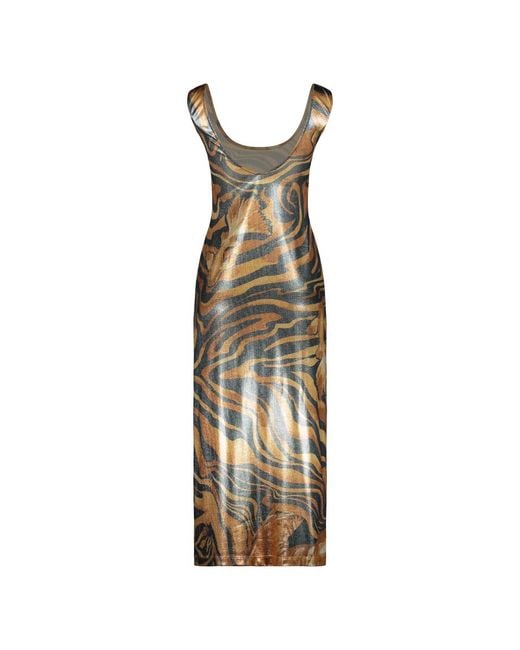 Alberta Ferretti Metallic Gowns