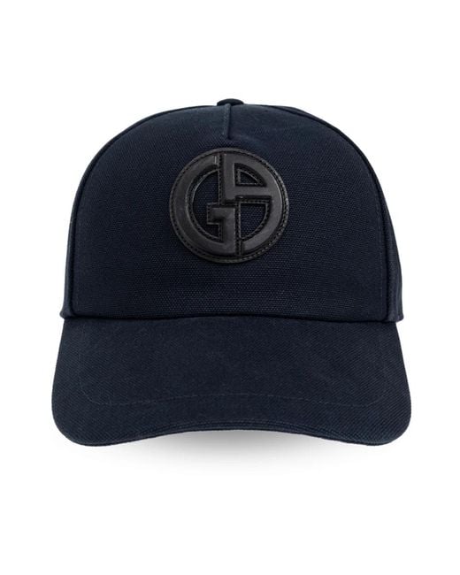 Giorgio Armani Blue Caps for men