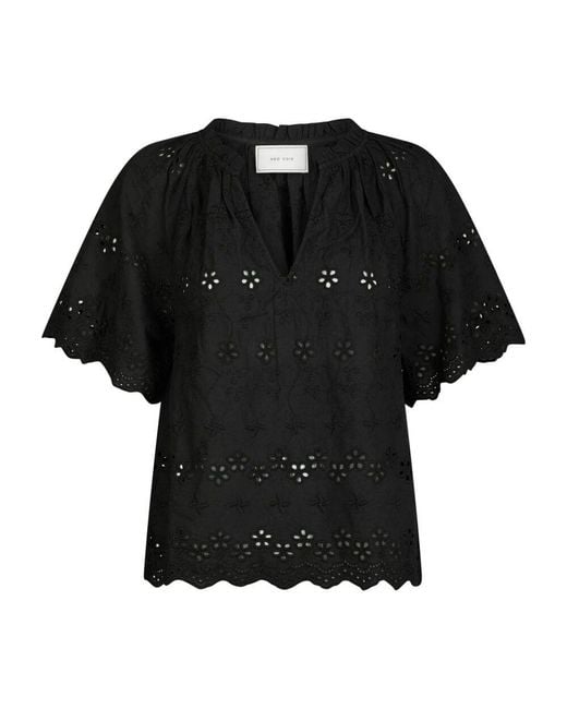 Blouses Neo Noir en coloris Black