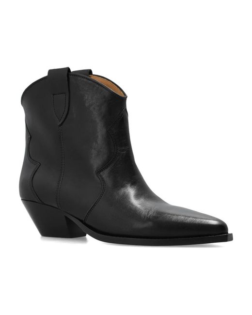 Isabel Marant Black Cowboy Boots
