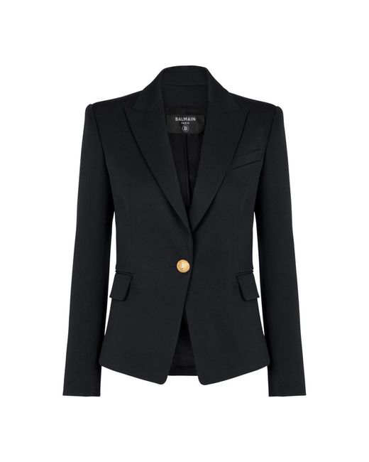 Blazers Balmain de color Black