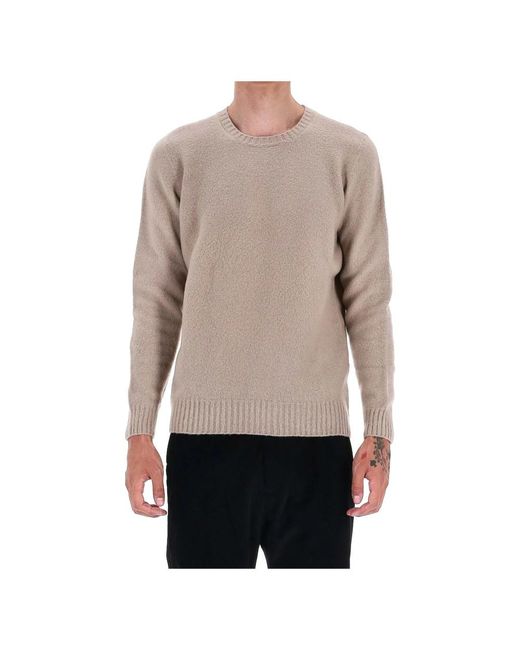 Drumohr Gray Round-Neck Knitwear for men