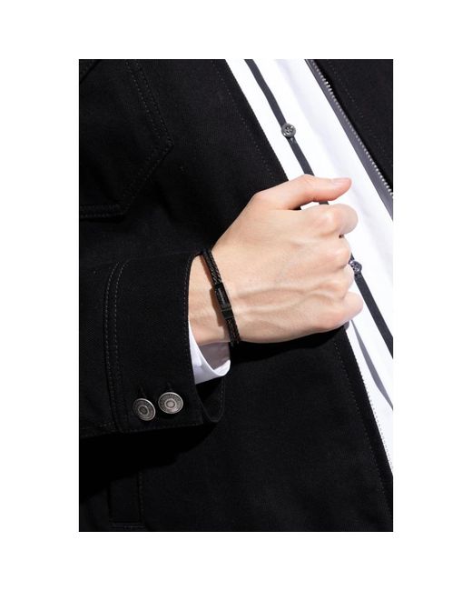 Bracelets Ferragamo de hombre de color Black