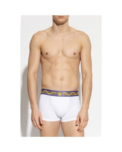 Versace White Bottoms for men