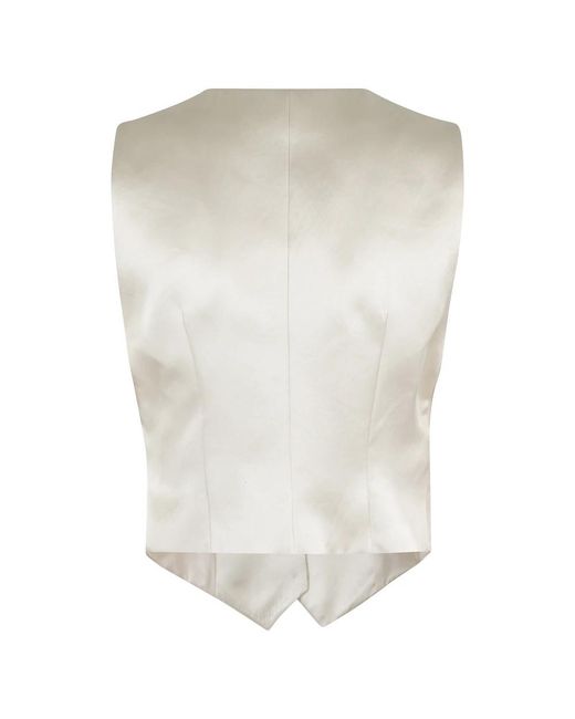 Philosophy Di Lorenzo Serafini Stijlvol Gilet Vest in het White