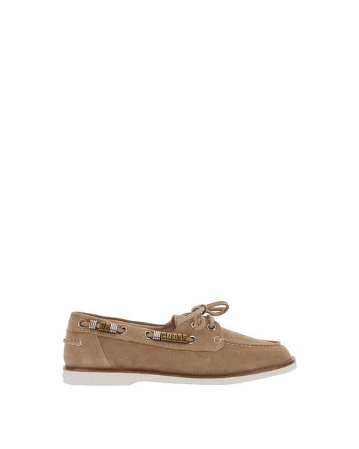 Pinko Natural Boat Shoes