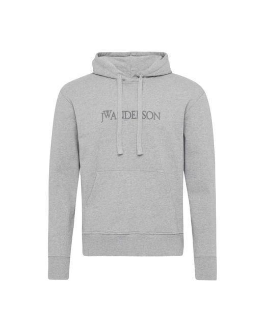 J.W. Anderson Gray Hoodies for men