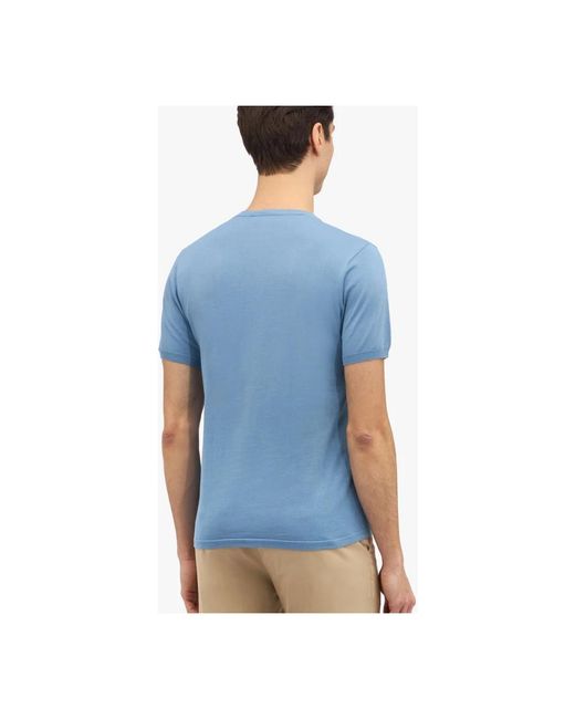 Brooks Brothers Blue Round-Neck Knitwear for men