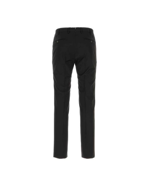 PT Torino Black Suit Trousers for men