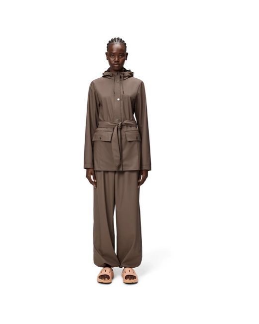 Rains Brown Rain Jackets