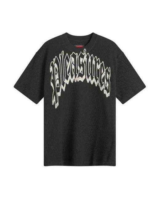 T-Shirts Pleasures de hombre de color Black