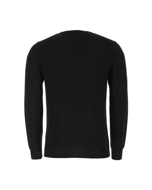 Paolo Pecora Black V-Neck Knitwear for men