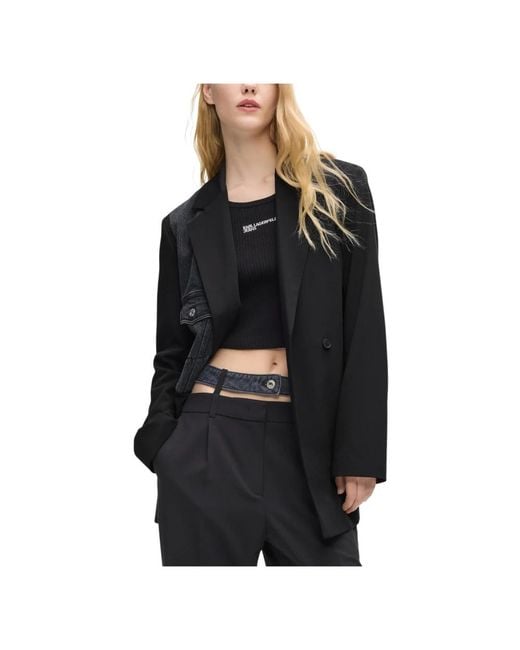 Karl Lagerfeld Black Blazers