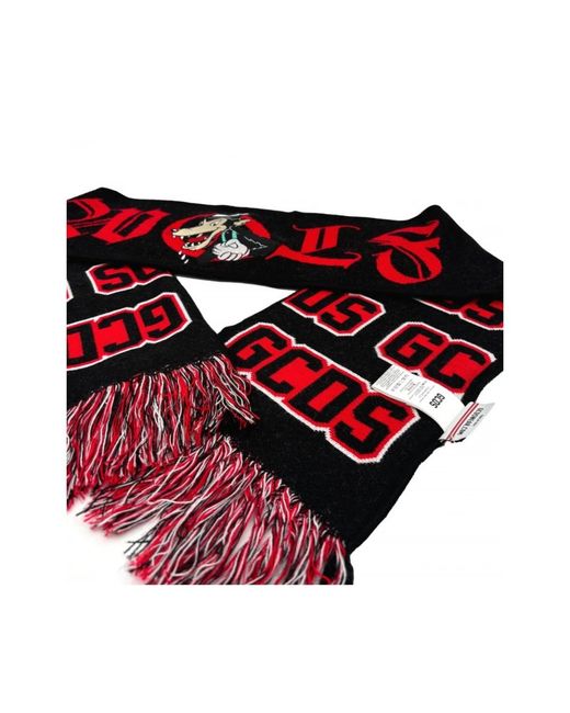 Gcds Red Winter Scarves for men
