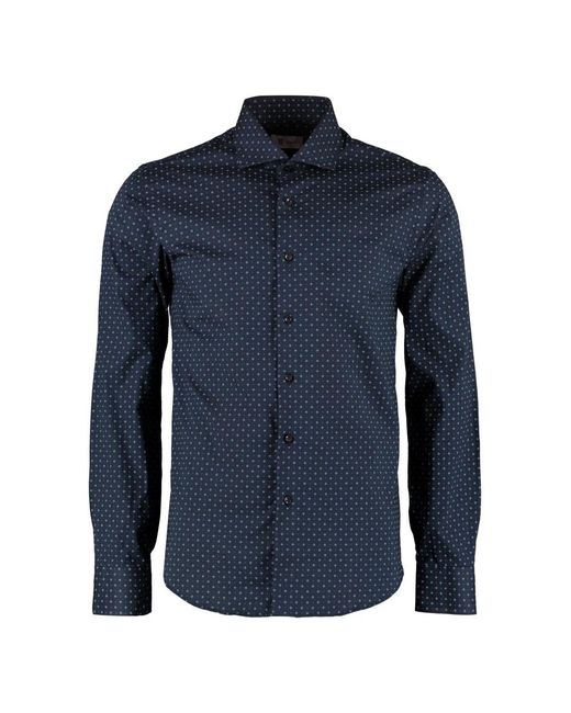 THE (Alphabet) Casual Shirts in het Blue voor heren