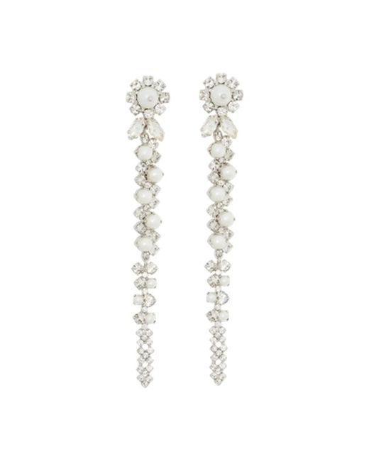Simone Rocha Accessoires ,Wit ,Drip Oorbellen in het White