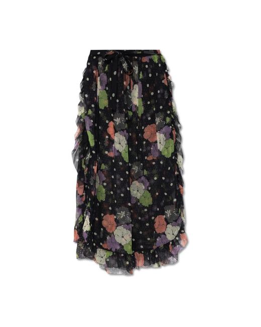 Etro Black Maxi Skirts