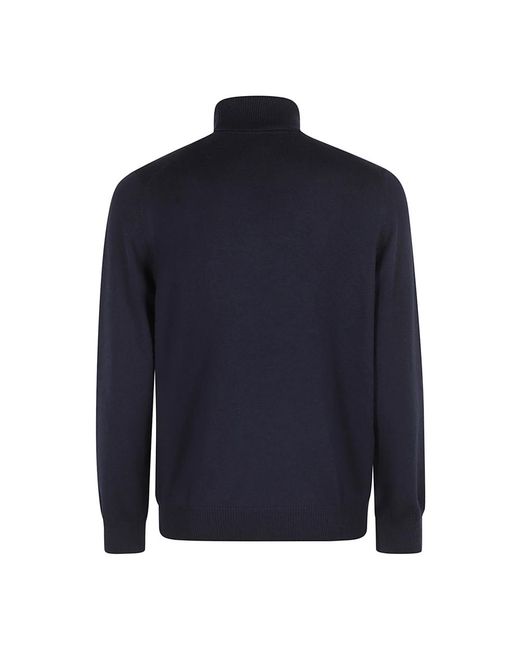 Fay Blue Turtlenecks for men