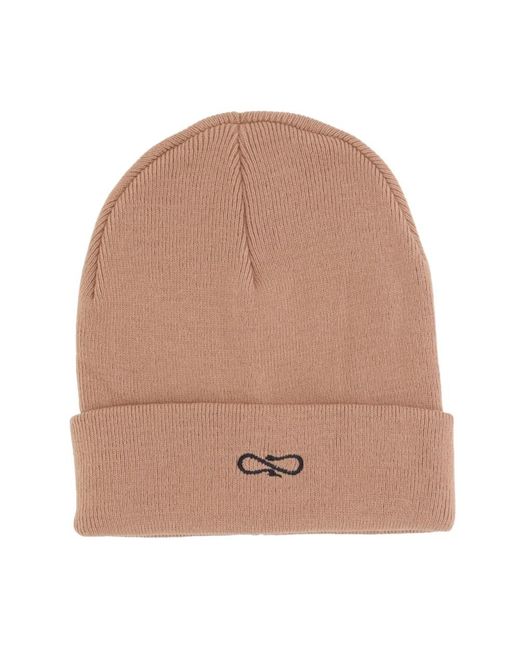 Propaganda Logo beanie mütze in kamel in Natural für Herren