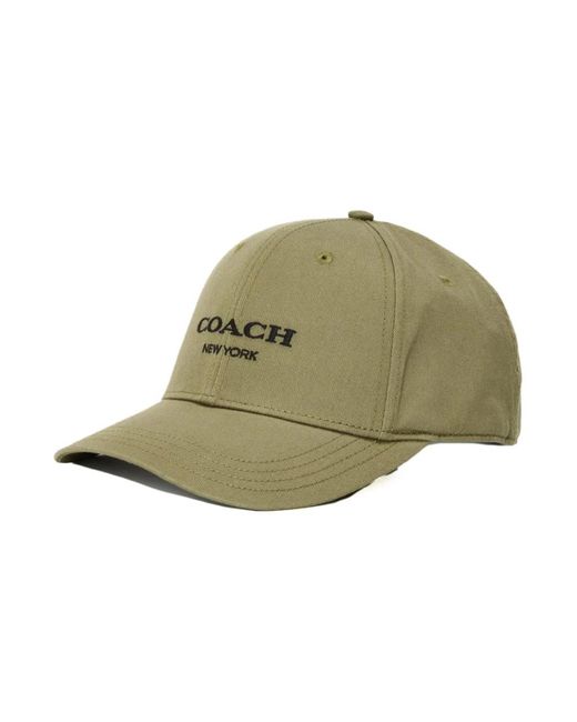 Caps COACH de color Green