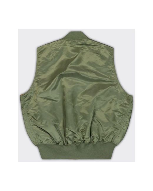 Alpha Industries Green Vests for men