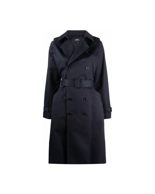 A.P.C. Blue Trench Coats