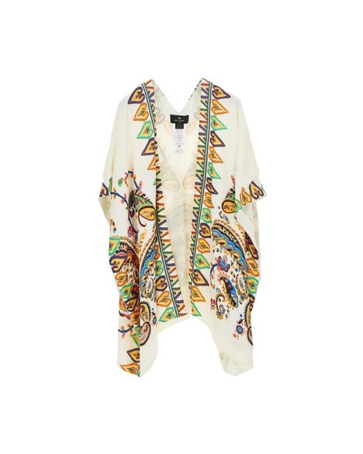 Capes di Etro in Metallic