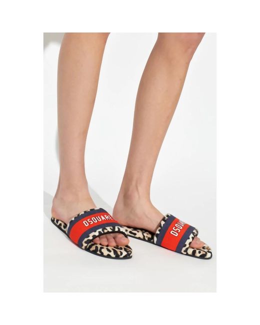 Sliders DSquared² en coloris Red