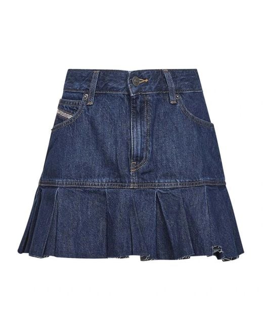 DIESEL Blue Denim Skirts