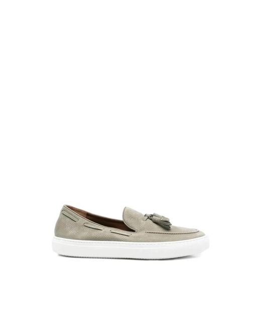 Fratelli Rossetti Gray Boat Shoes for men