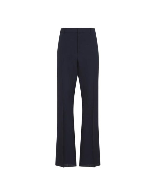 Jil Sander Blue Straight Trousers for men