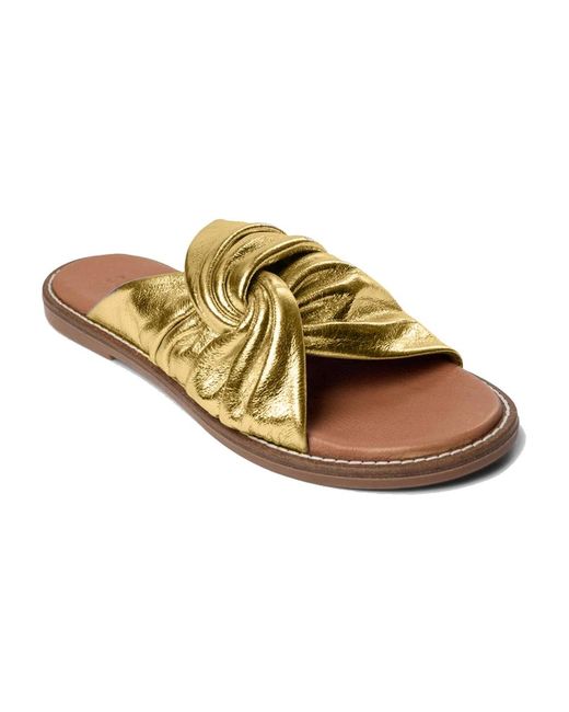 Sofie Schnoor Metallic Goldene sandalen schuhe & stiefel