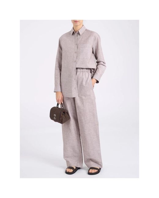 Max Mara Purple Shirts